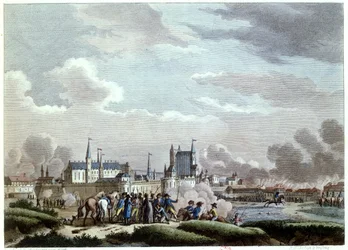 El ataque a Nantes, 27-29 de junio de 1793, por los insurgentes de Vendea, 1800